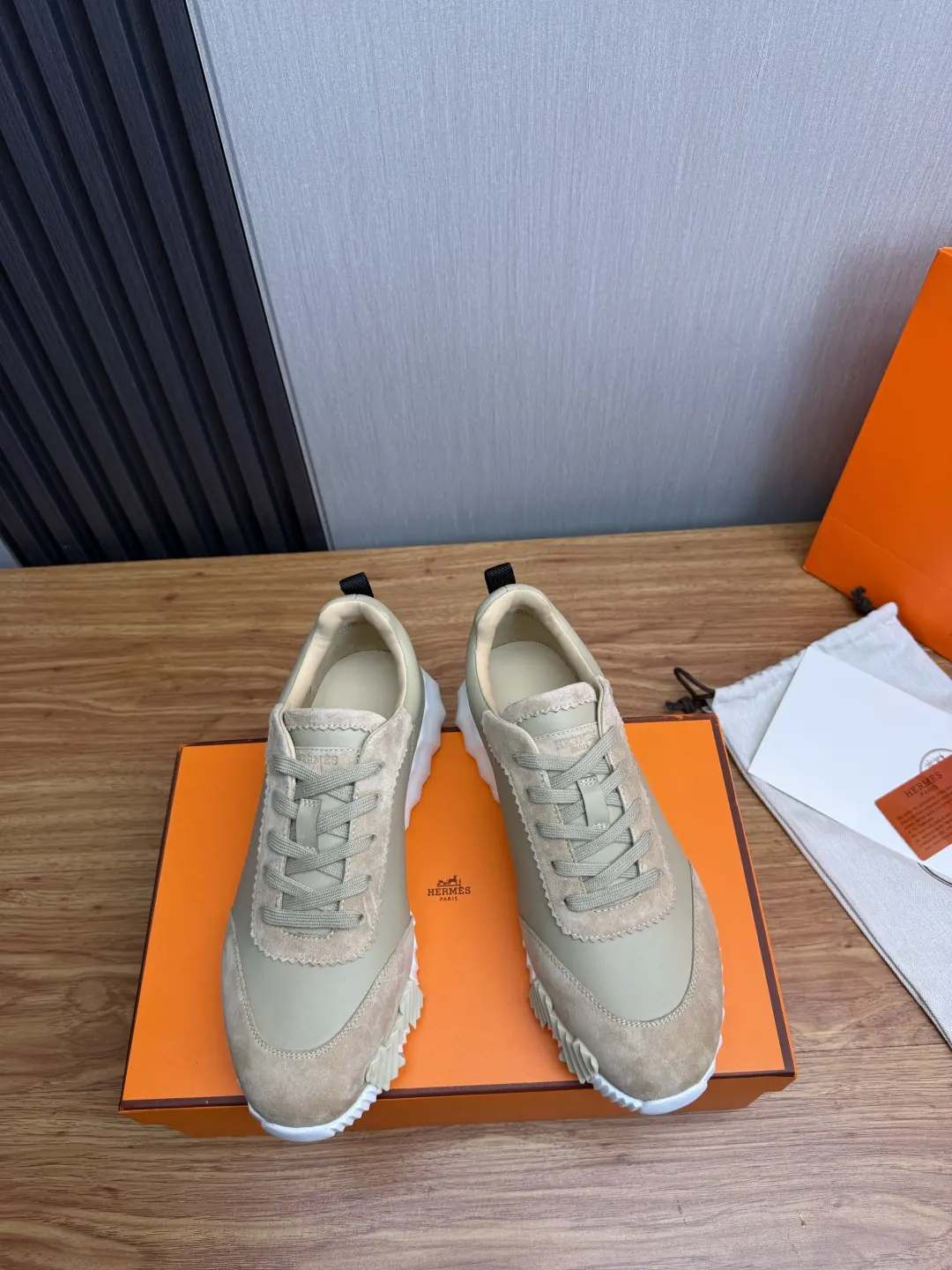 Hermes Style Leather Men's Shoes Lookbook Reference image 2