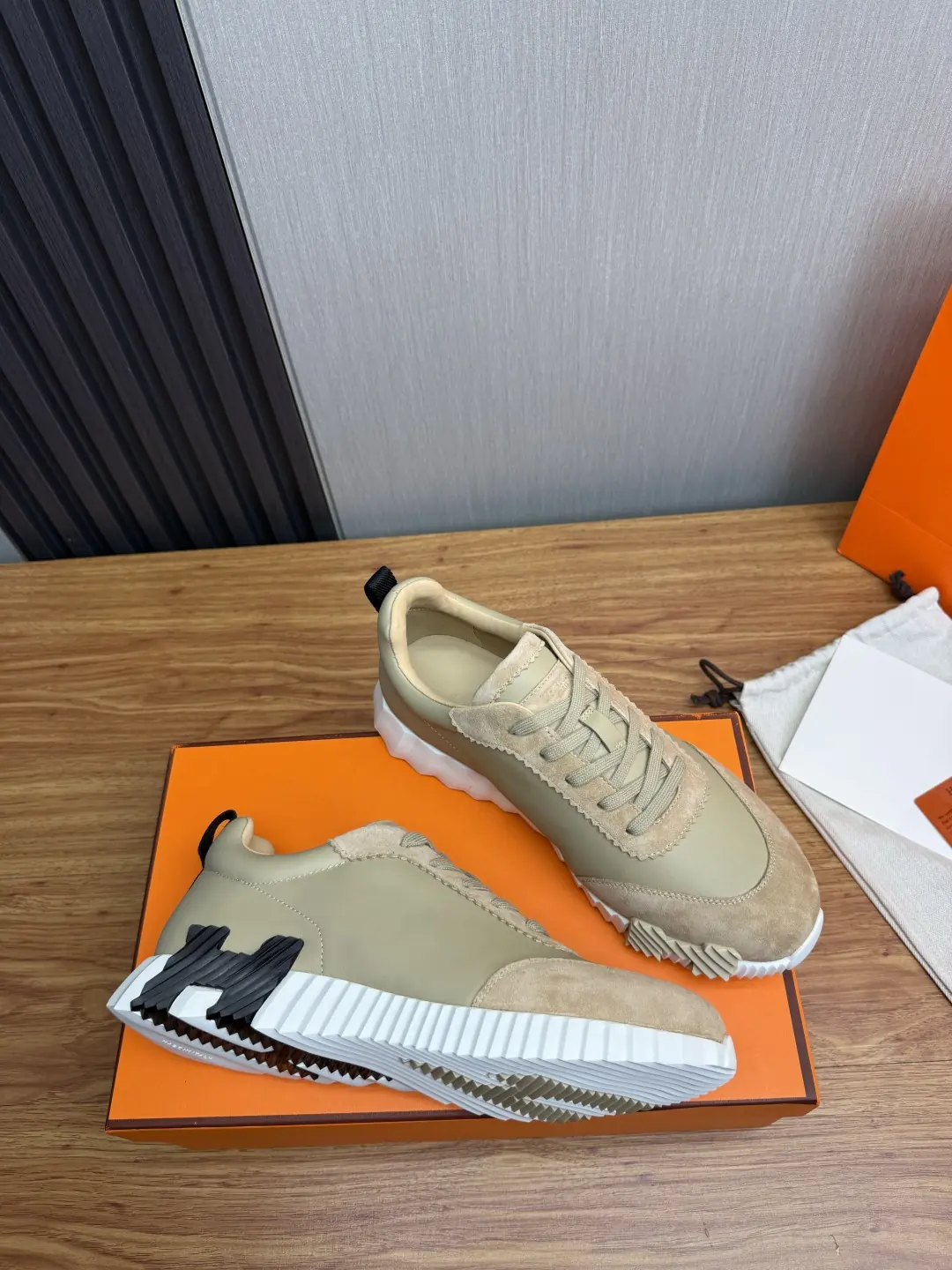 Hermes Style Leather Men's Shoes Lookbook Reference image 6