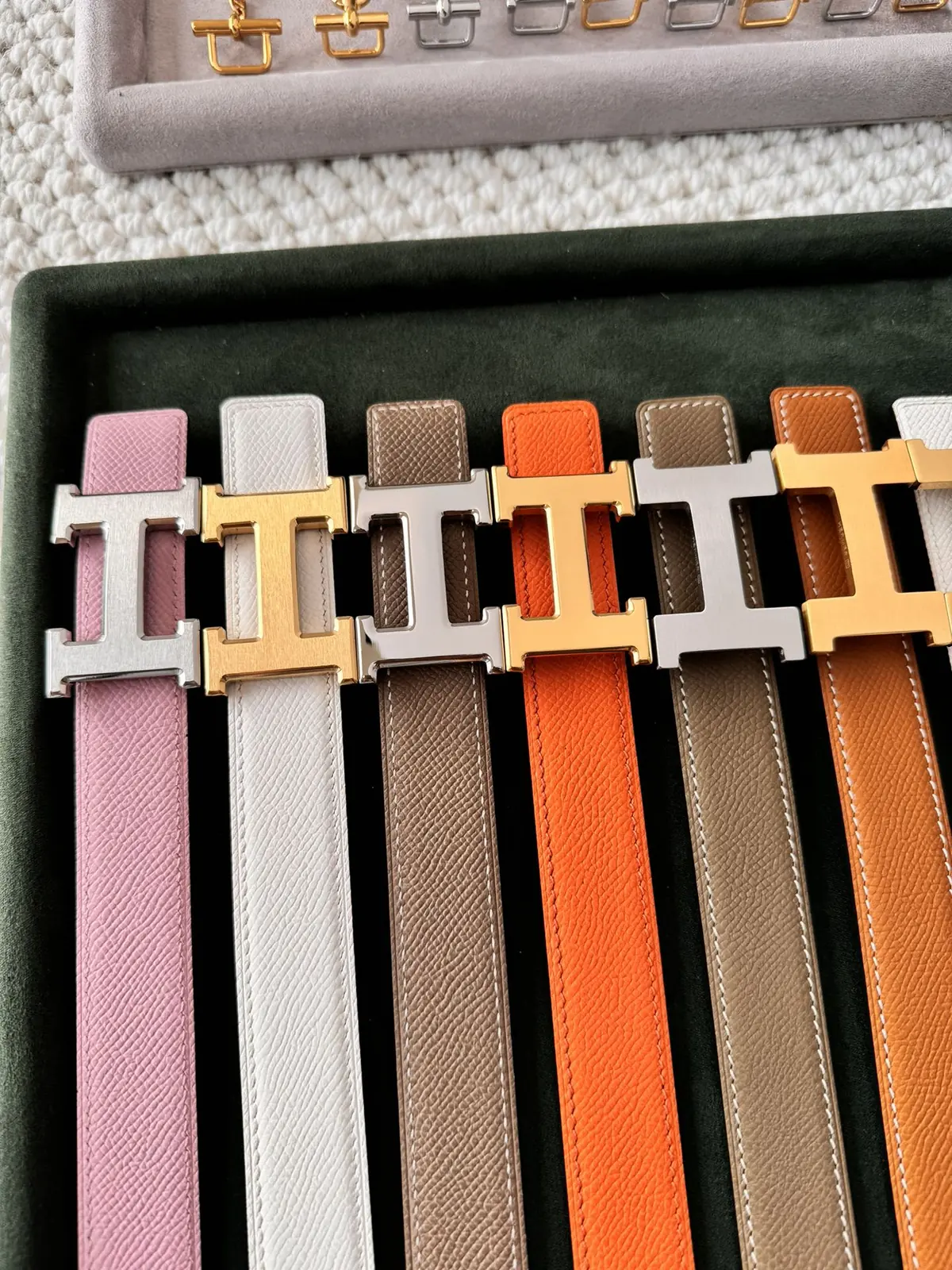 Hermes Style Leather Women's Belts Lookbook Reference image 3