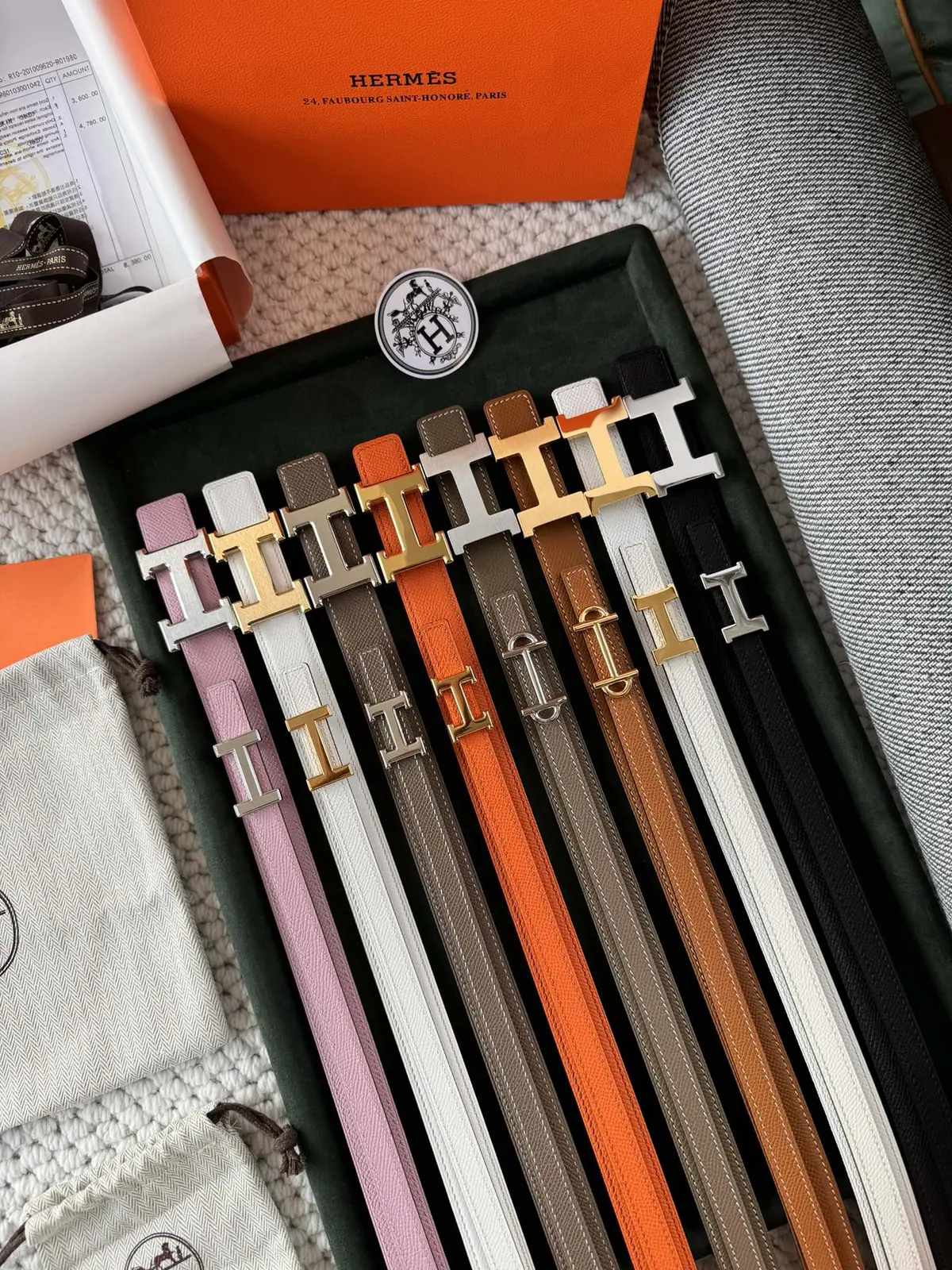 Hermes Style Leather Women's Belts Lookbook Reference image 1