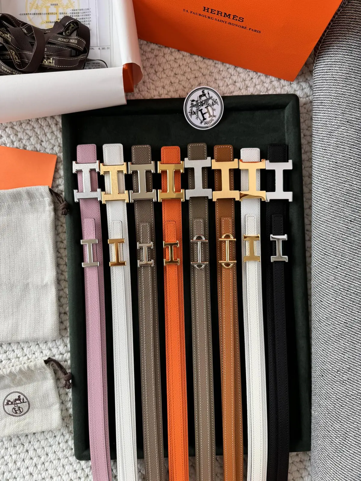 Hermes Style Leather Women's Belts Lookbook Reference image 3
