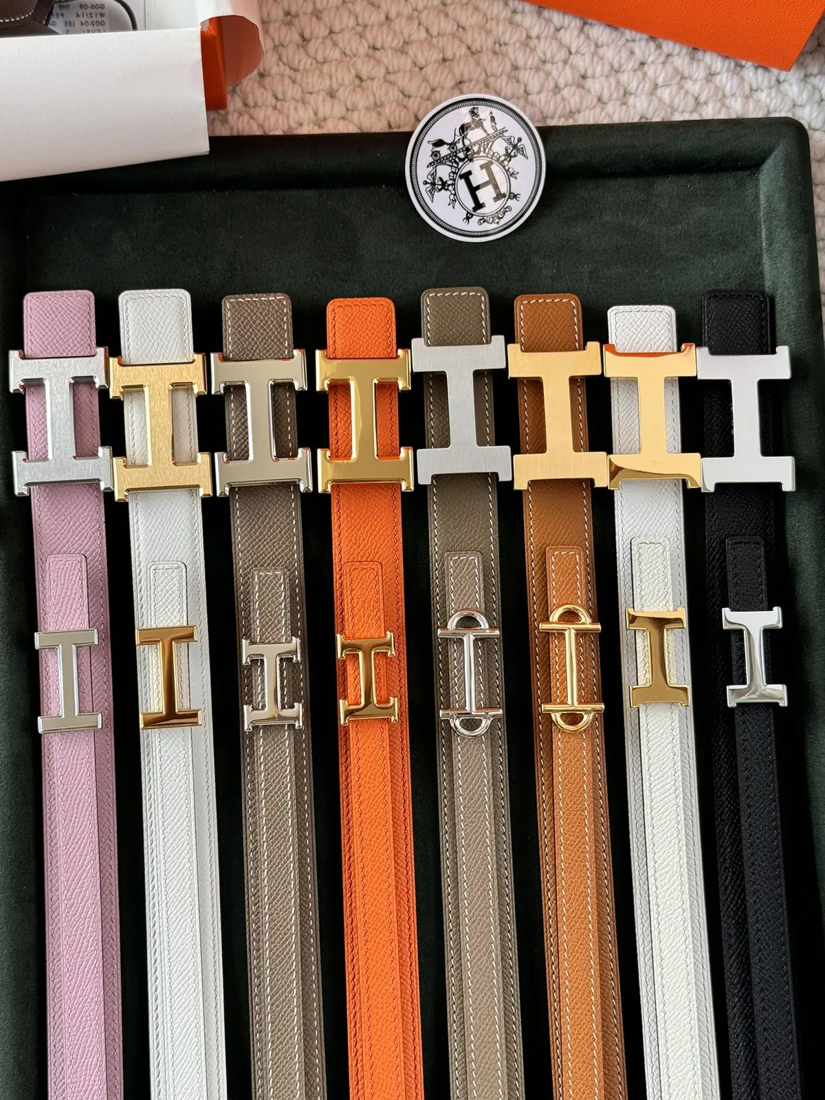 Hermes Style Leather Women's Belts Lookbook Reference image 4