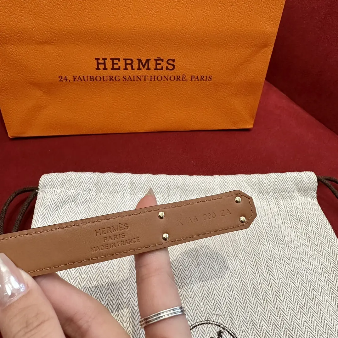 Hermes Style Leather Women's Belts Lookbook Reference image 2