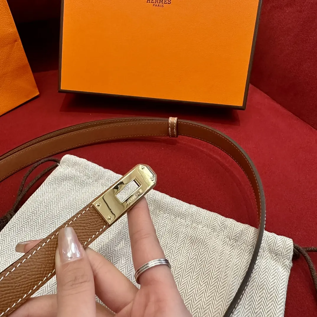 Hermes Style Leather Women's Belts Lookbook Reference image 4