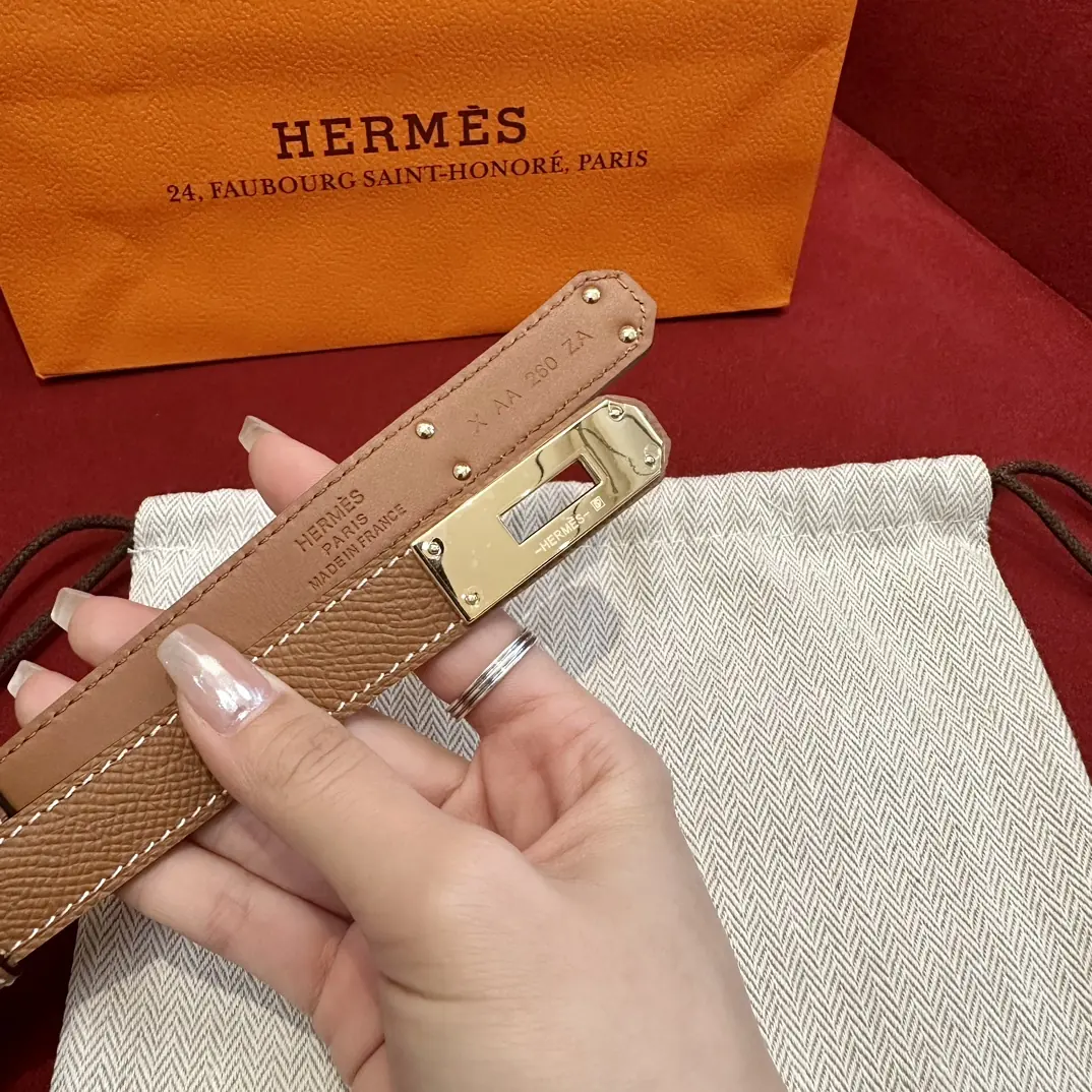 Hermes Style Leather Women's Belts Lookbook Reference image 5