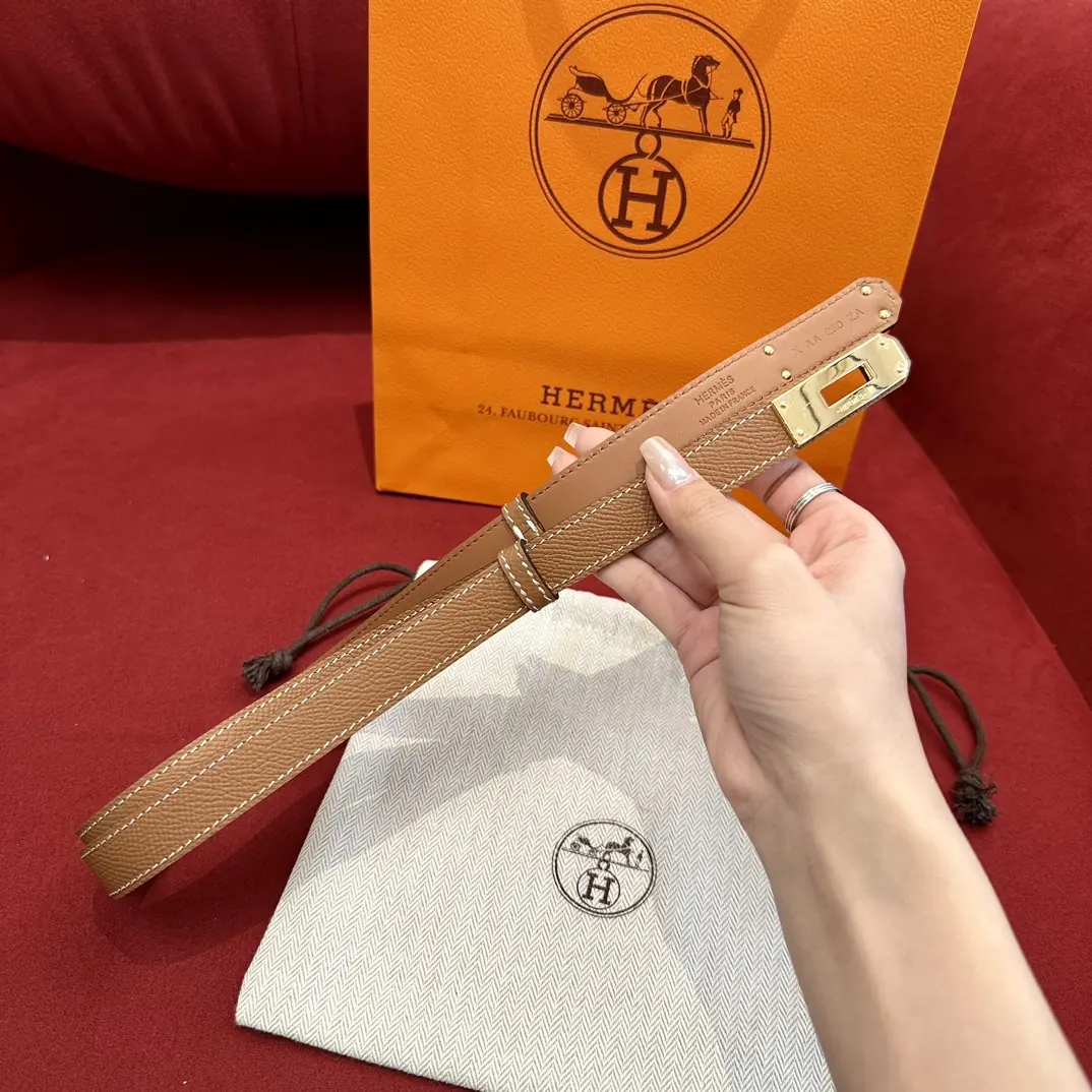 Hermes Style Leather Women's Belts Lookbook Reference image 6