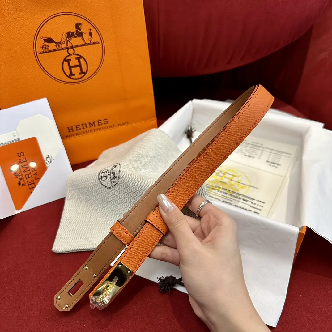 Hermes Style Leather Women's Belts Lookbook Reference image 2