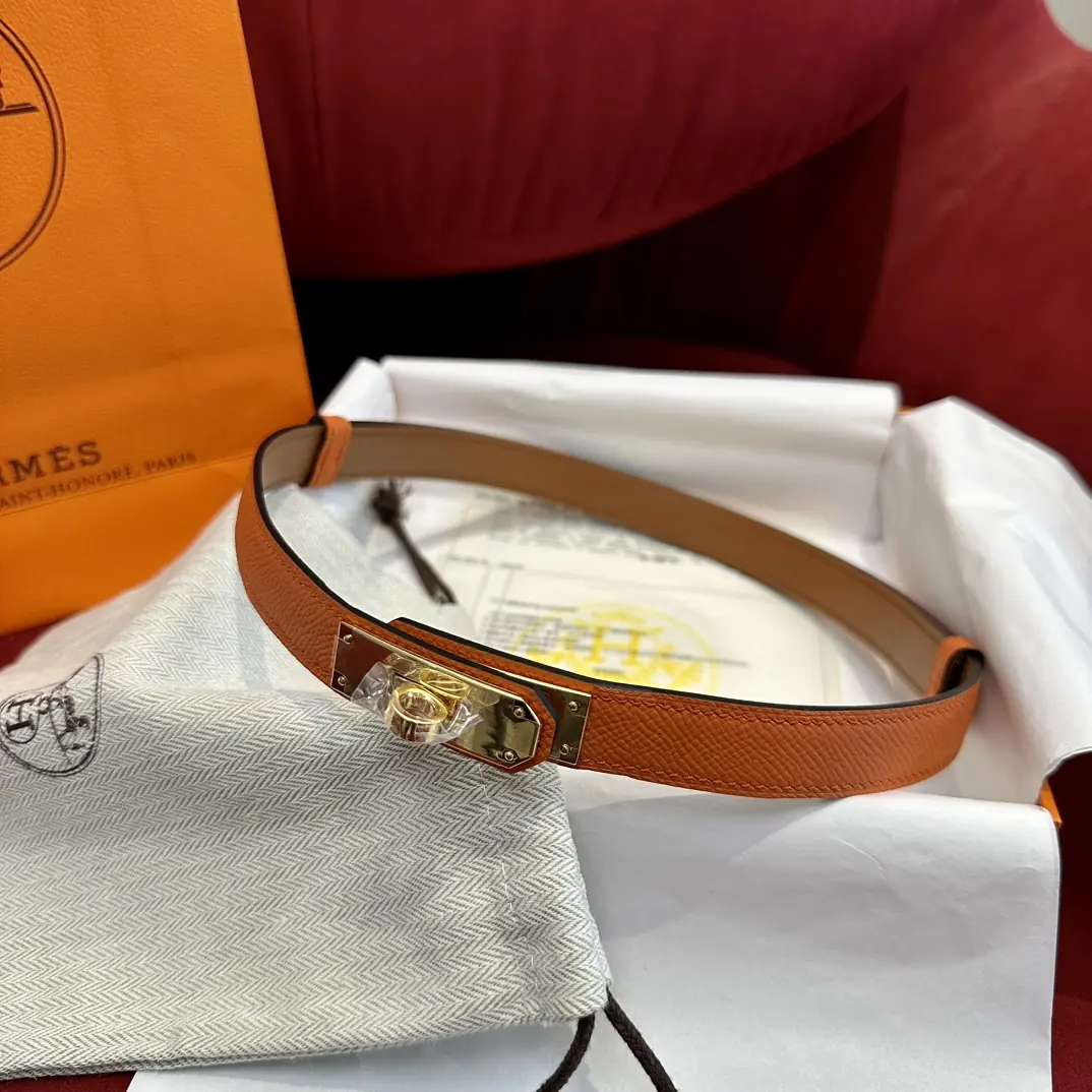 Hermes Style Leather Women's Belts Lookbook Reference image 4