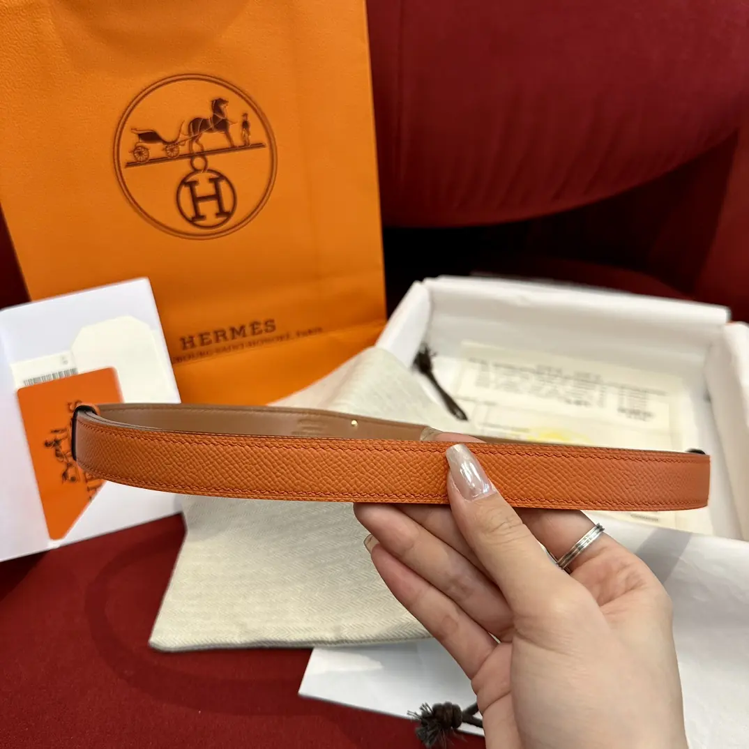 Hermes Style Leather Women's Belts Lookbook Reference image 5