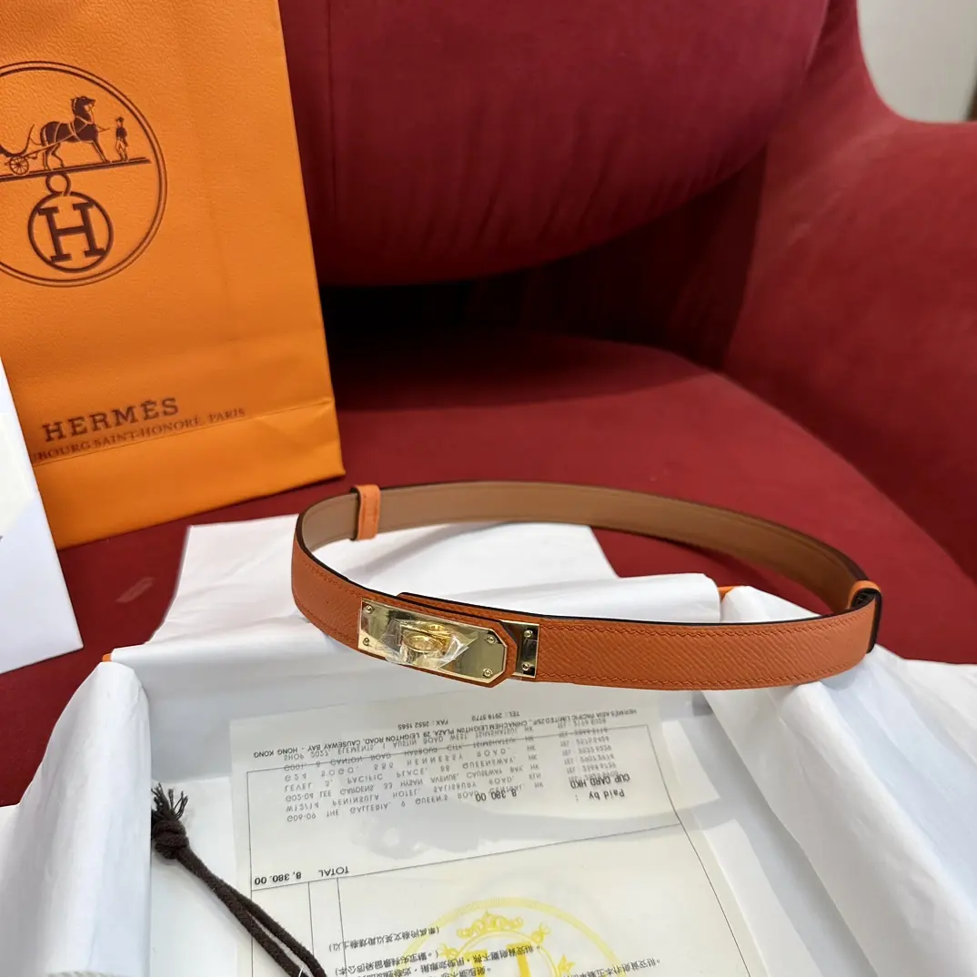 Hermes Style Leather Women's Belts Lookbook Reference image 6