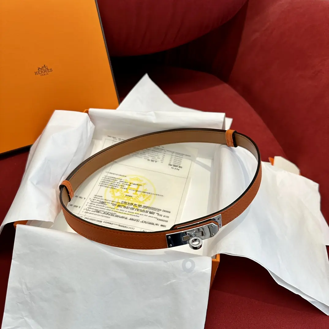 Hermes Style Leather Women's Belts Lookbook Reference image 5