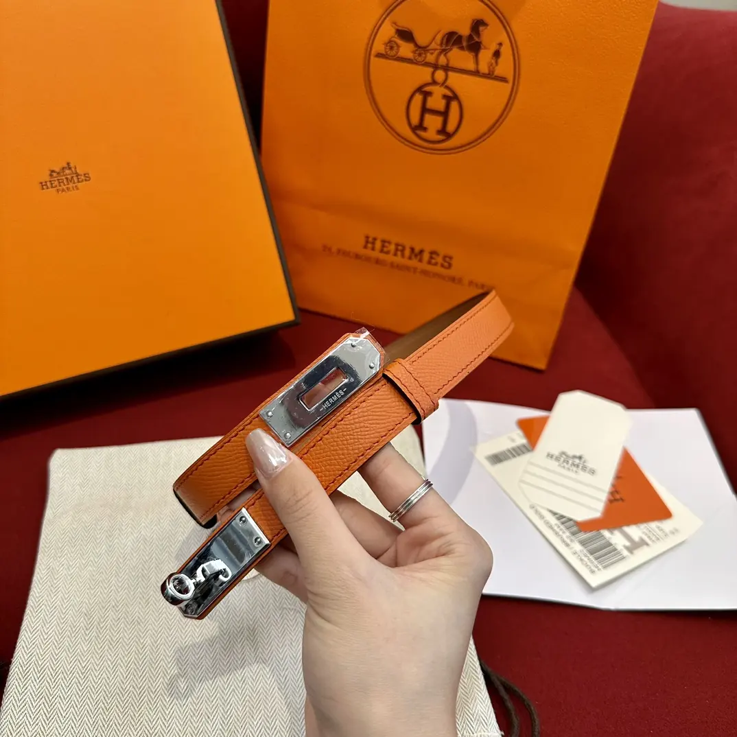 Hermes Style Leather Women's Belts Lookbook Reference image 6