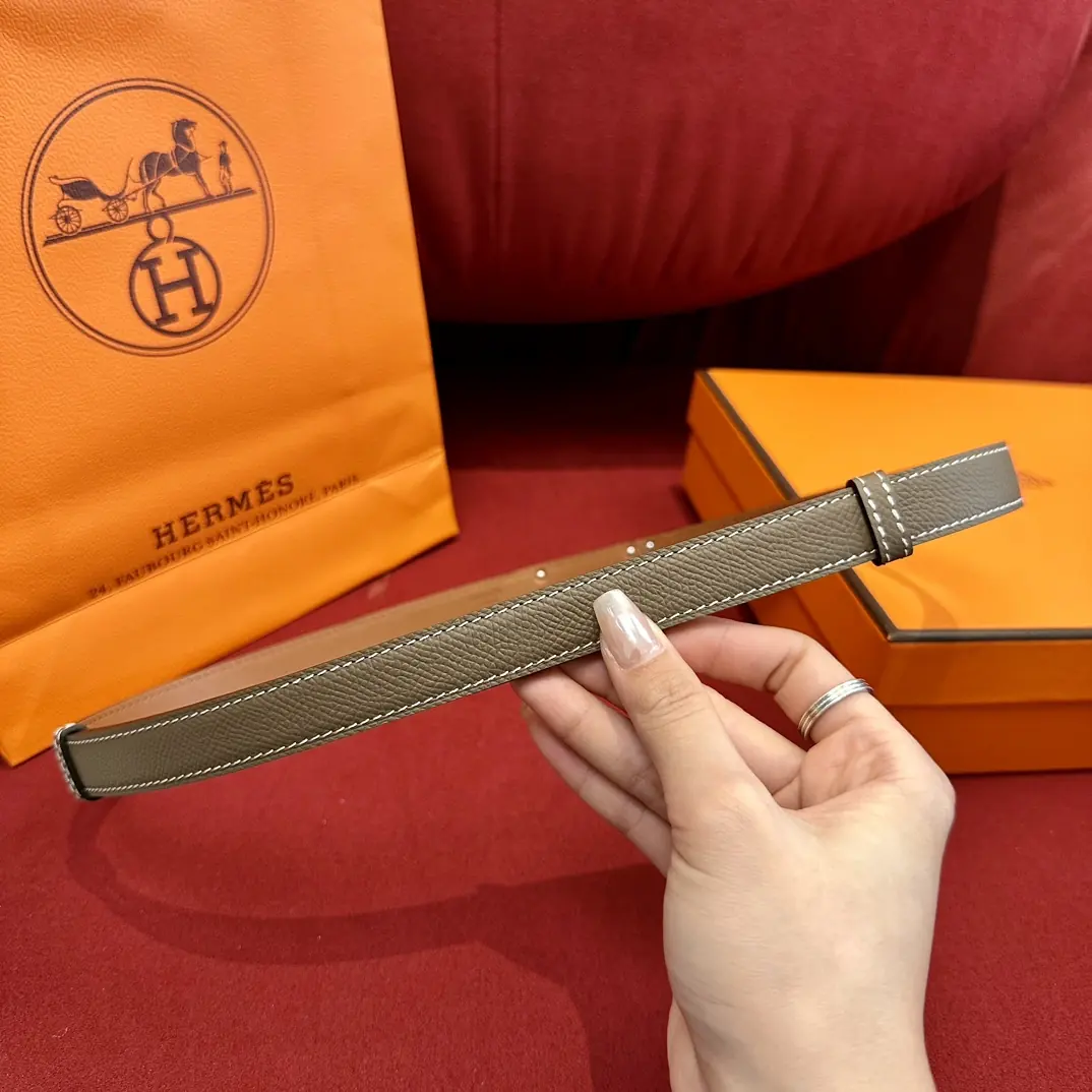 Hermes Style Leather Women's Belts Lookbook Reference image 4