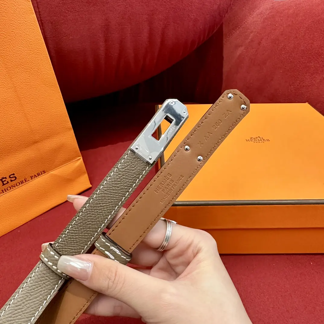 Hermes Style Leather Women's Belts Lookbook Reference image 6