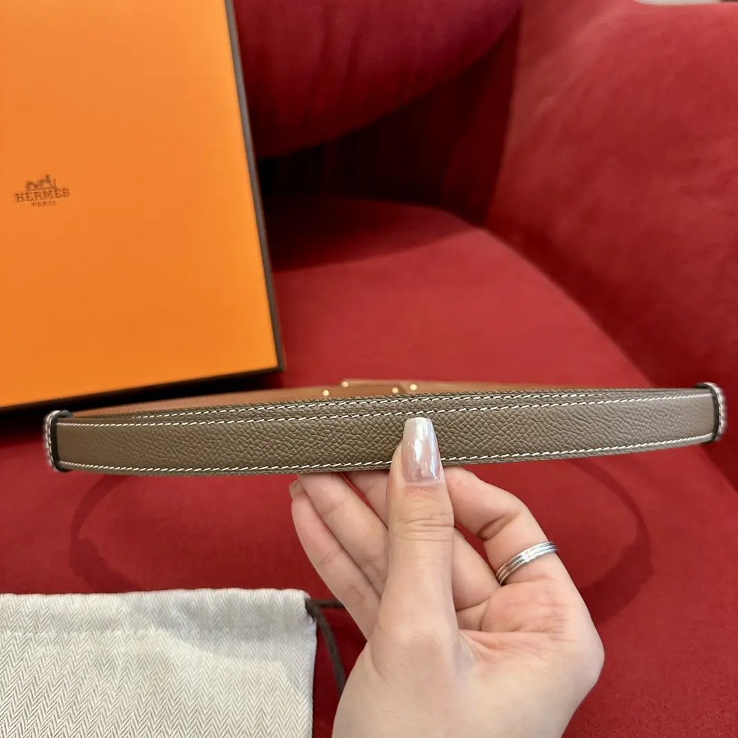 Hermes Style Leather Women's Belts Lookbook Reference image 3