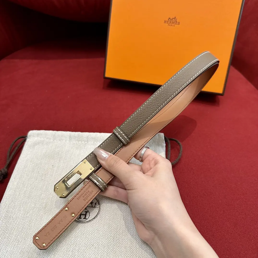 Hermes Style Leather Women's Belts Lookbook Reference image 4