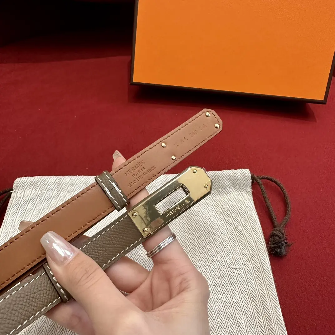 Hermes Style Leather Women's Belts Lookbook Reference image 5