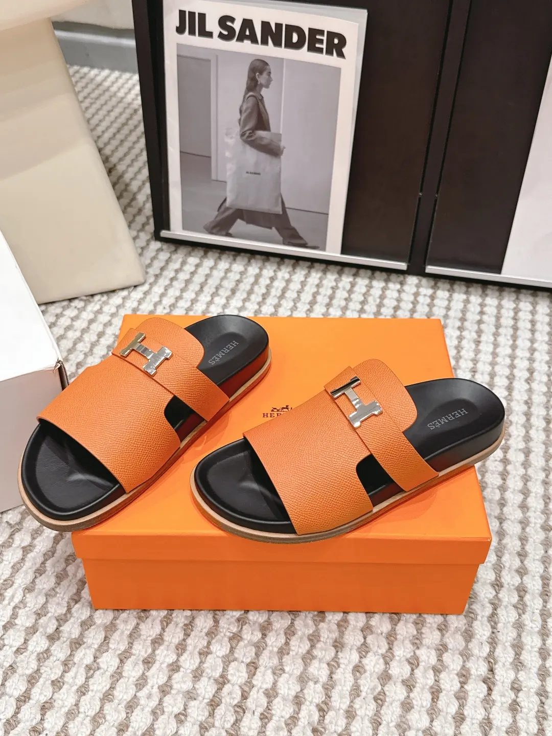 Hermes Style Leather Women's Shoes Lookbook Reference image 3