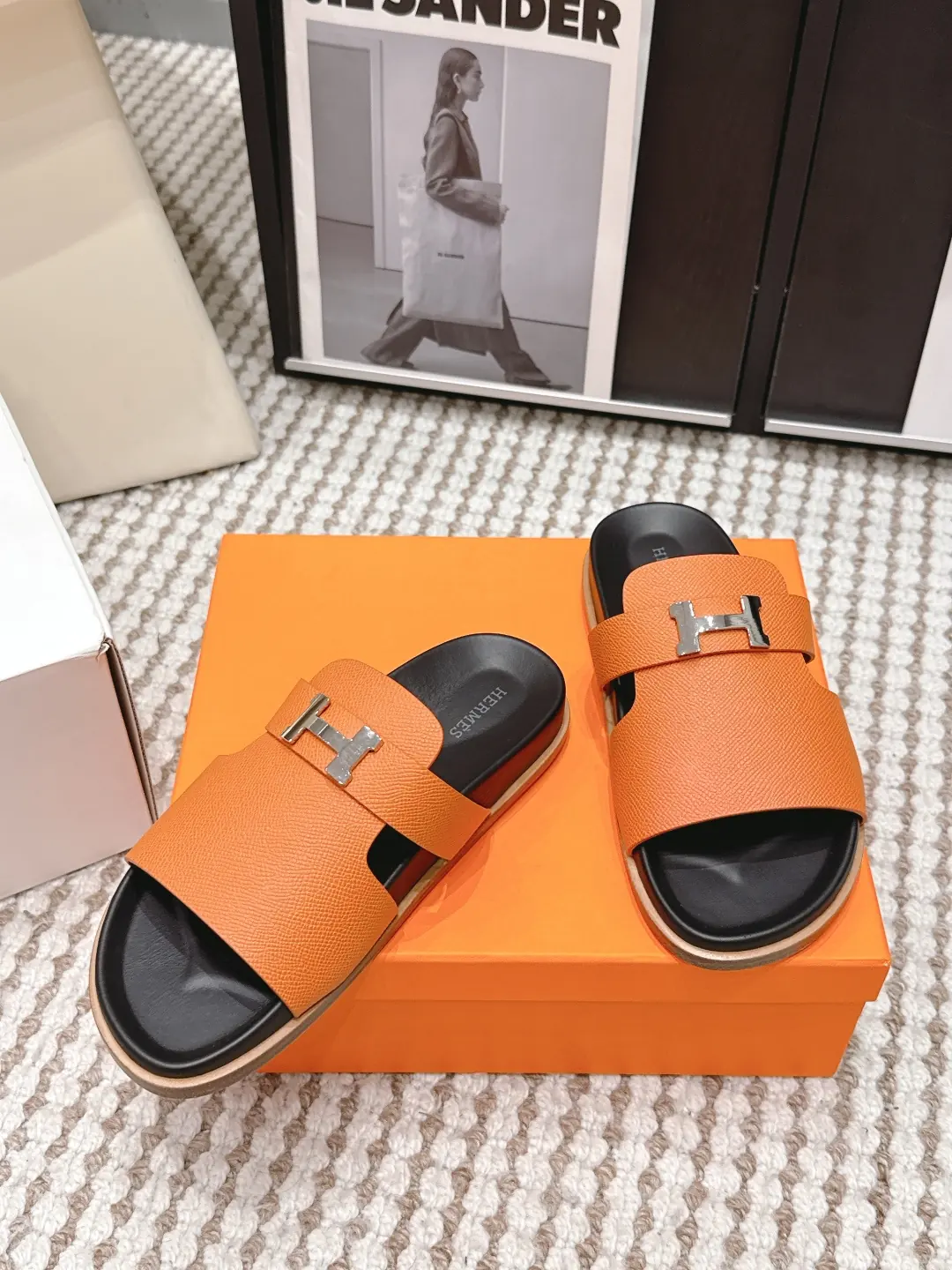Hermes Style Leather Women's Shoes Lookbook Reference image 4