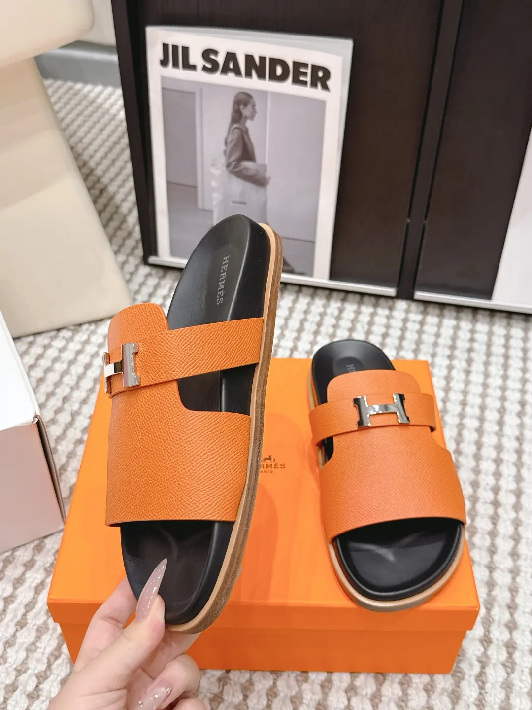 Hermes Style Leather Women's Shoes Lookbook Reference image 5