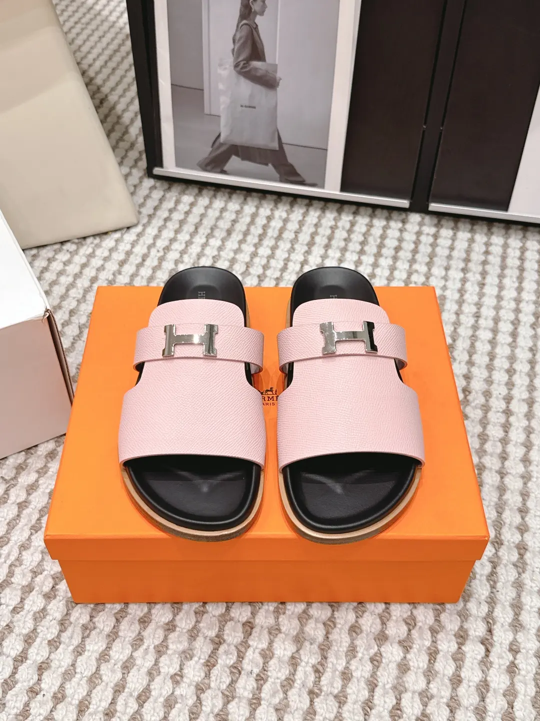 Hermes Style Leather Women's Shoes Lookbook Reference image 1