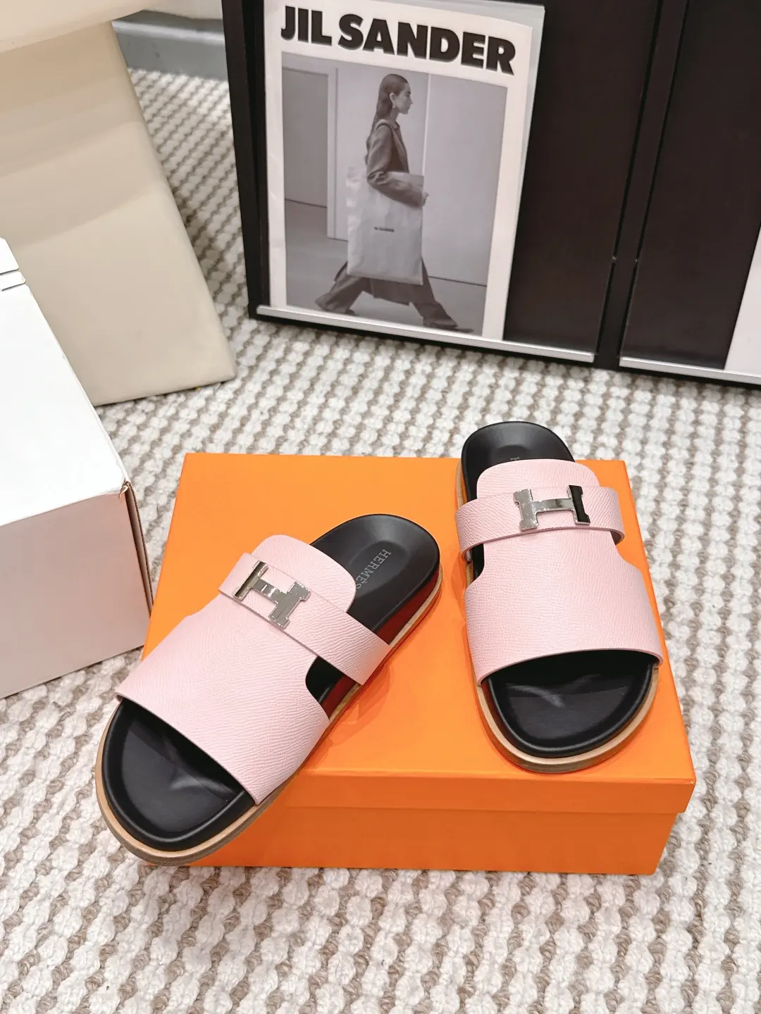 Hermes Style Leather Women's Shoes Lookbook Reference image 4