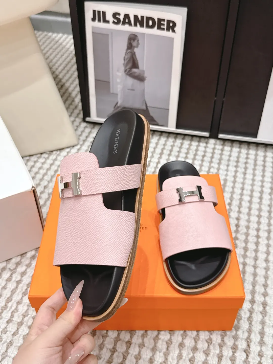 Hermes Style Leather Women's Shoes Lookbook Reference image 5