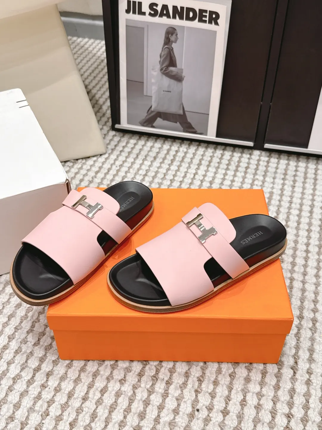 Hermes Style Leather Women's Shoes Lookbook Reference image 3