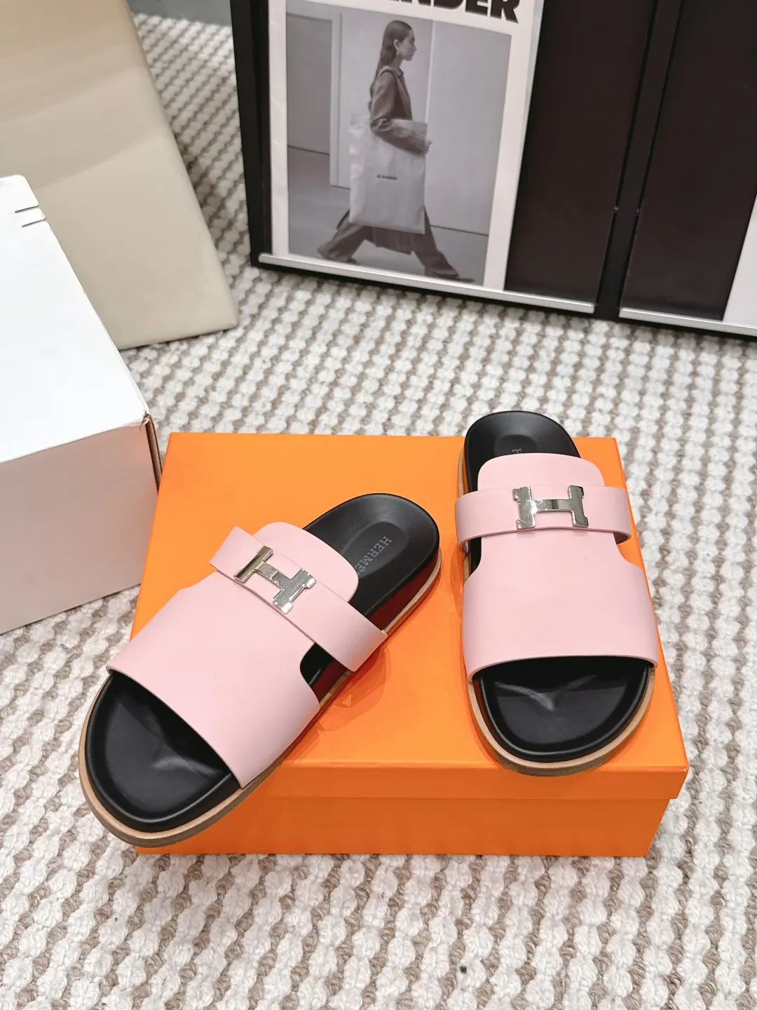 Hermes Style Leather Women's Shoes Lookbook Reference image 4