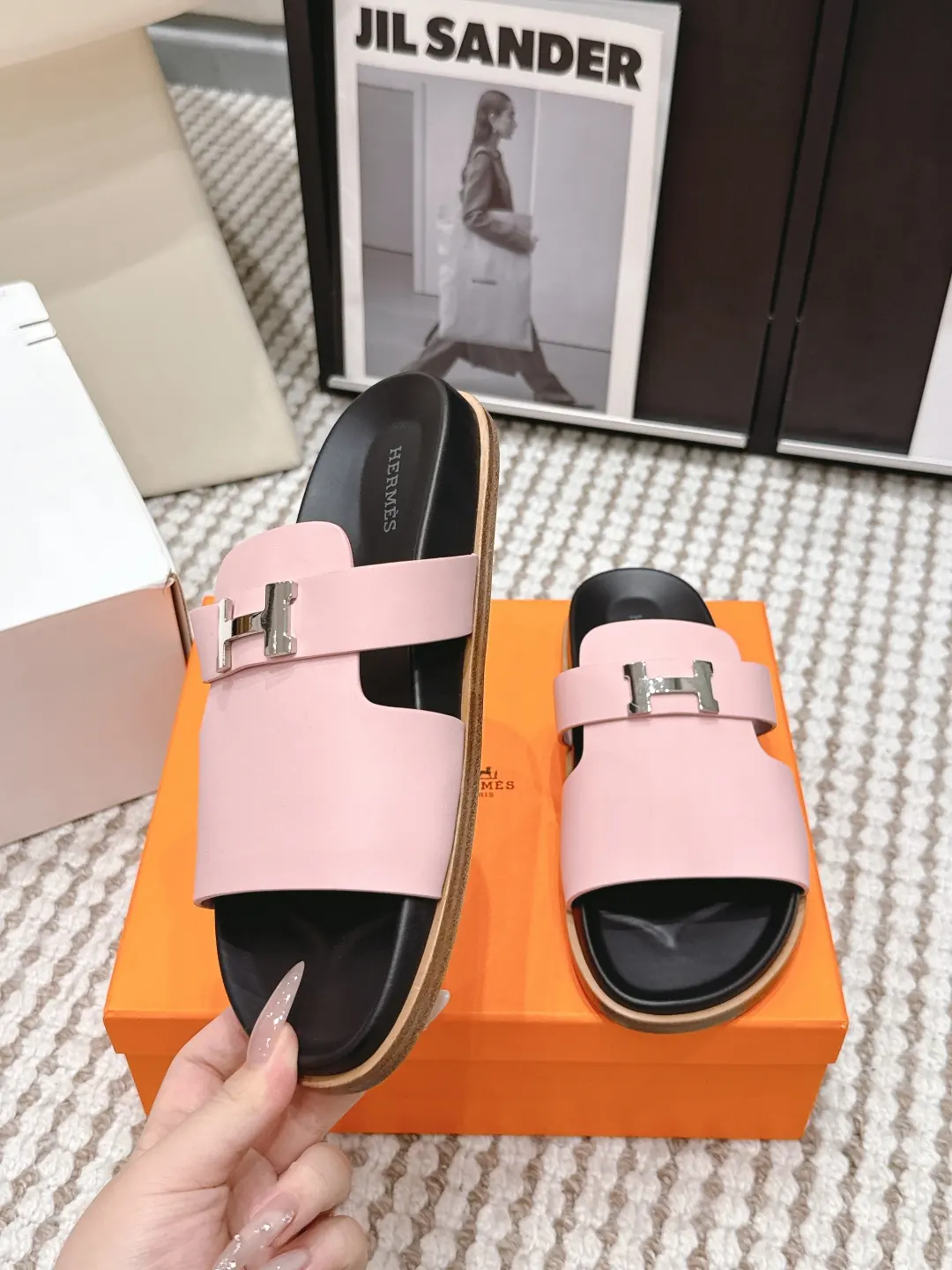 Hermes Style Leather Women's Shoes Lookbook Reference image 5