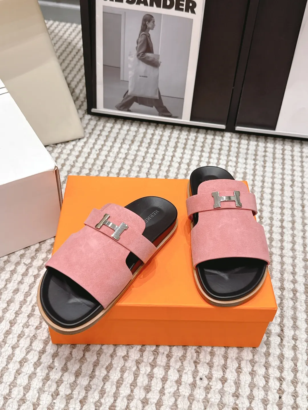 Hermes Style Leather Women's Shoes Lookbook Reference image 4