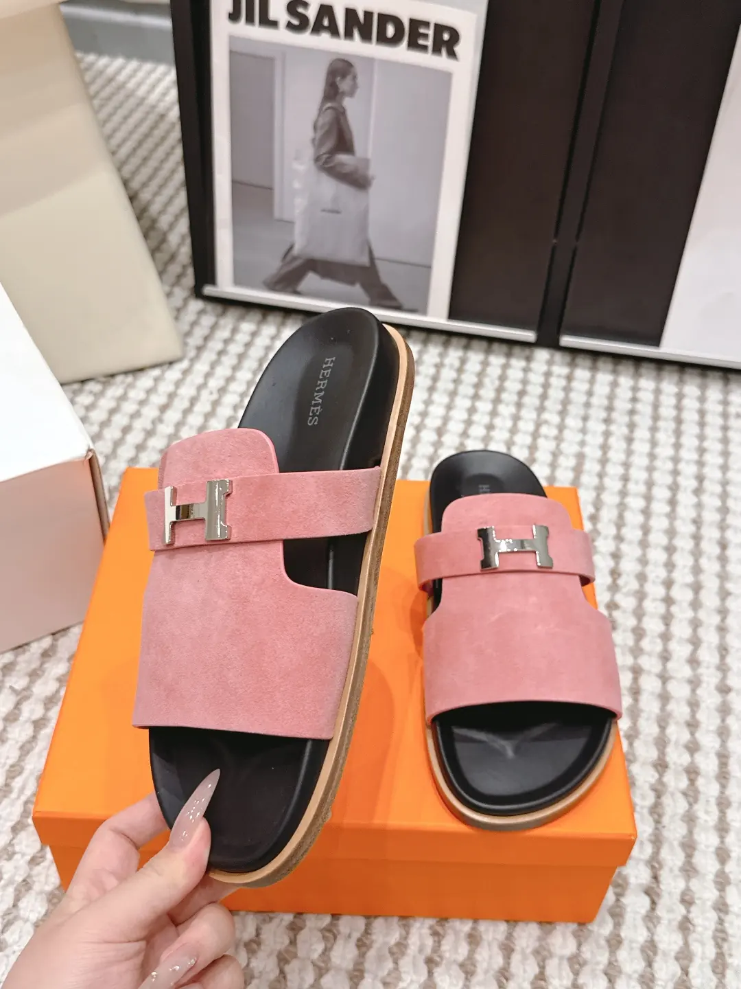 Hermes Style Leather Women's Shoes Lookbook Reference image 5