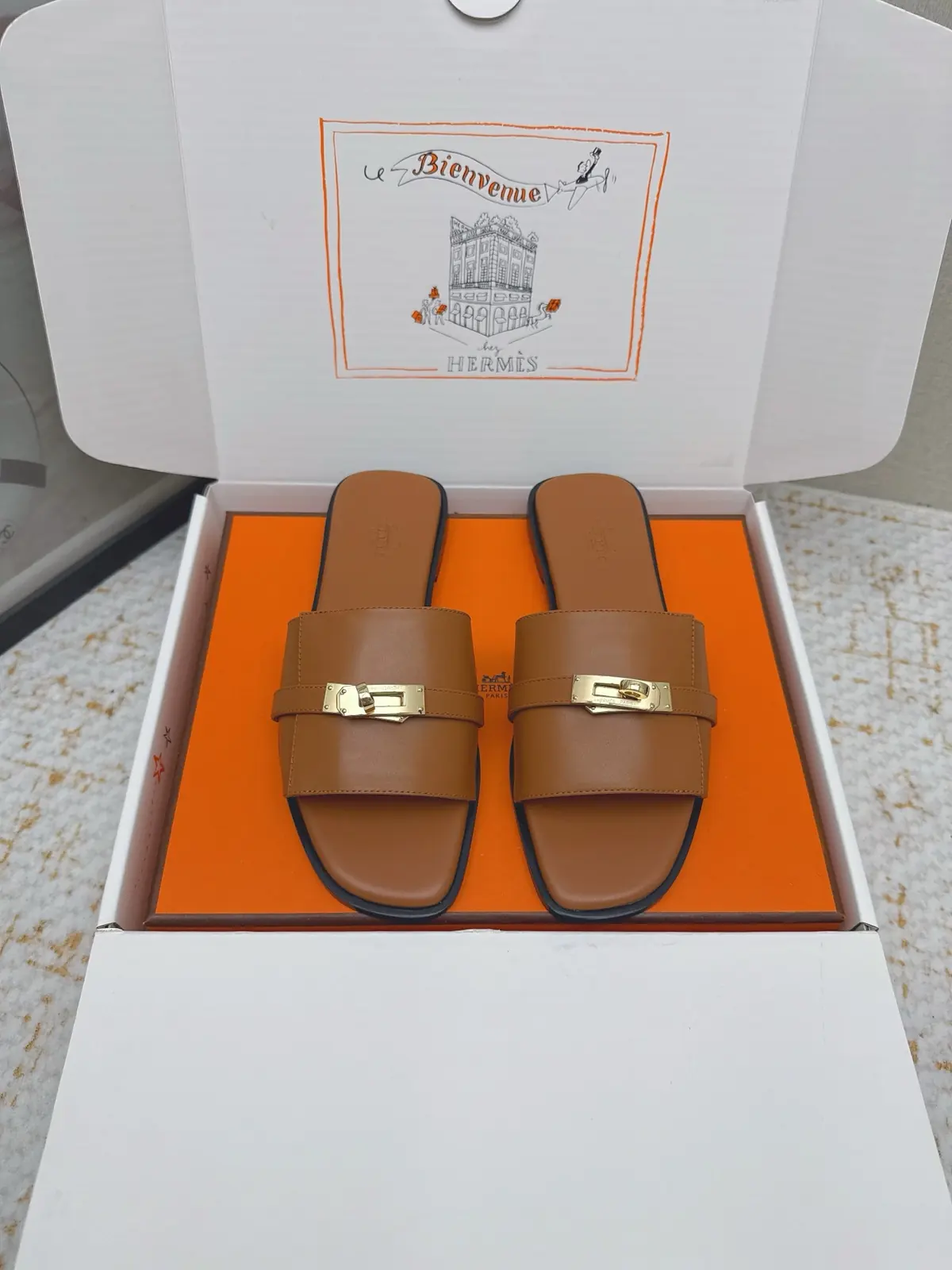 Hermes Style Pink Leather Women's Shoes Lookbook Reference image 1