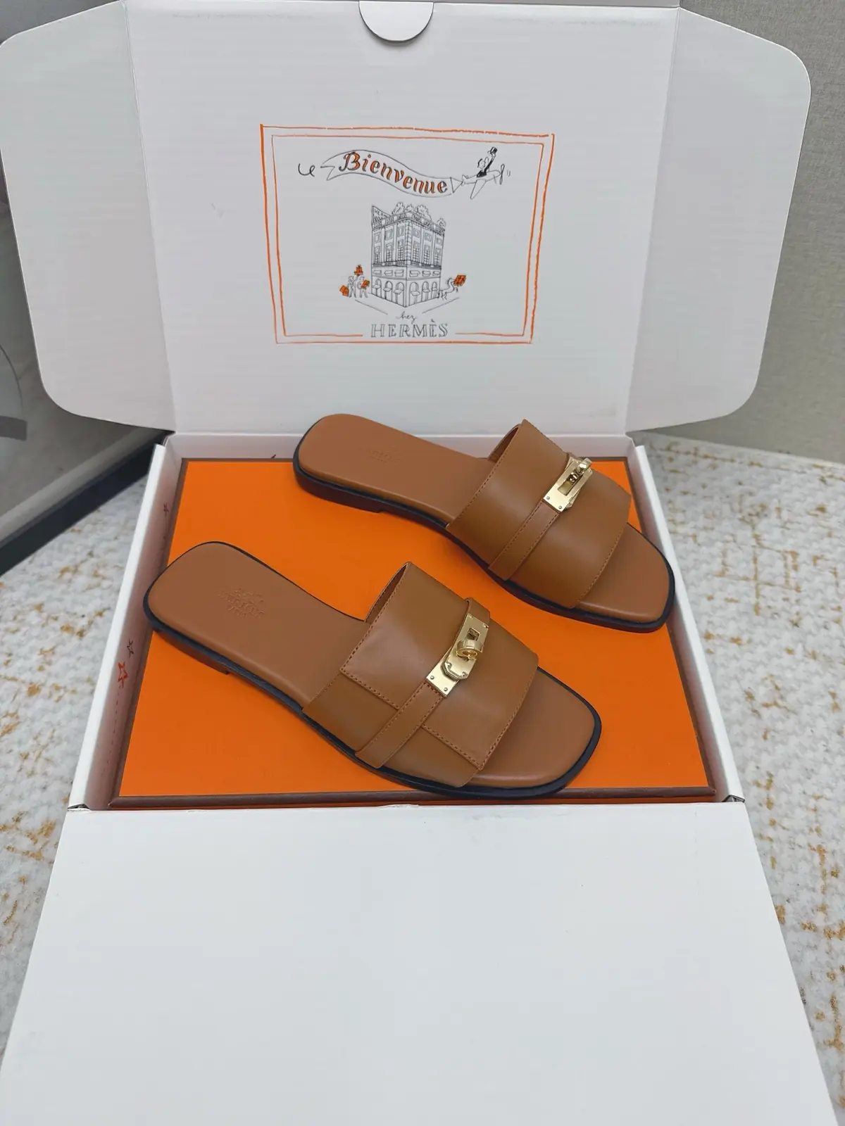 Hermes Style Pink Leather Women's Shoes Lookbook Reference image 2