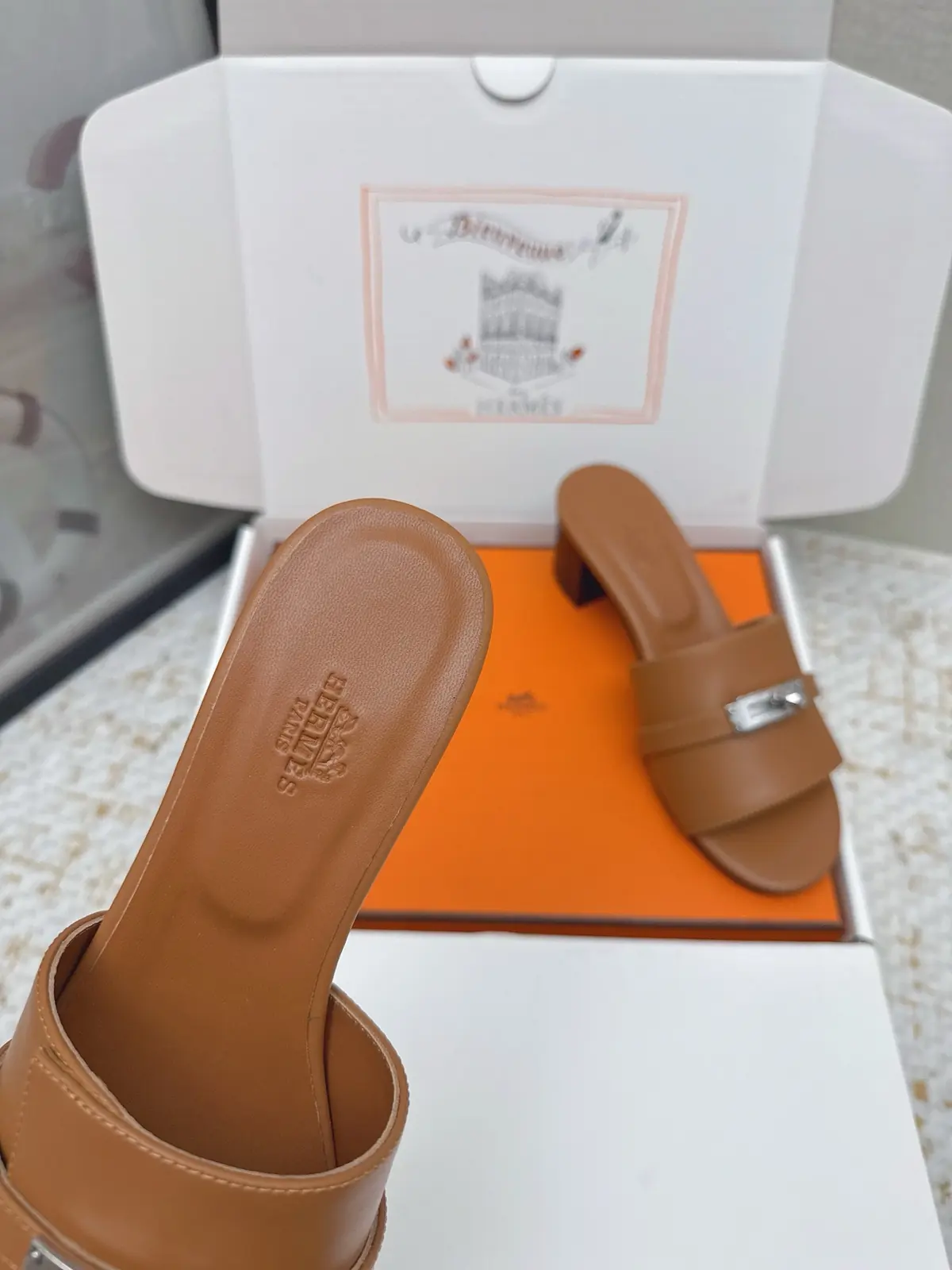 Hermes Style Pink Leather Women's Shoes Lookbook Reference image 6