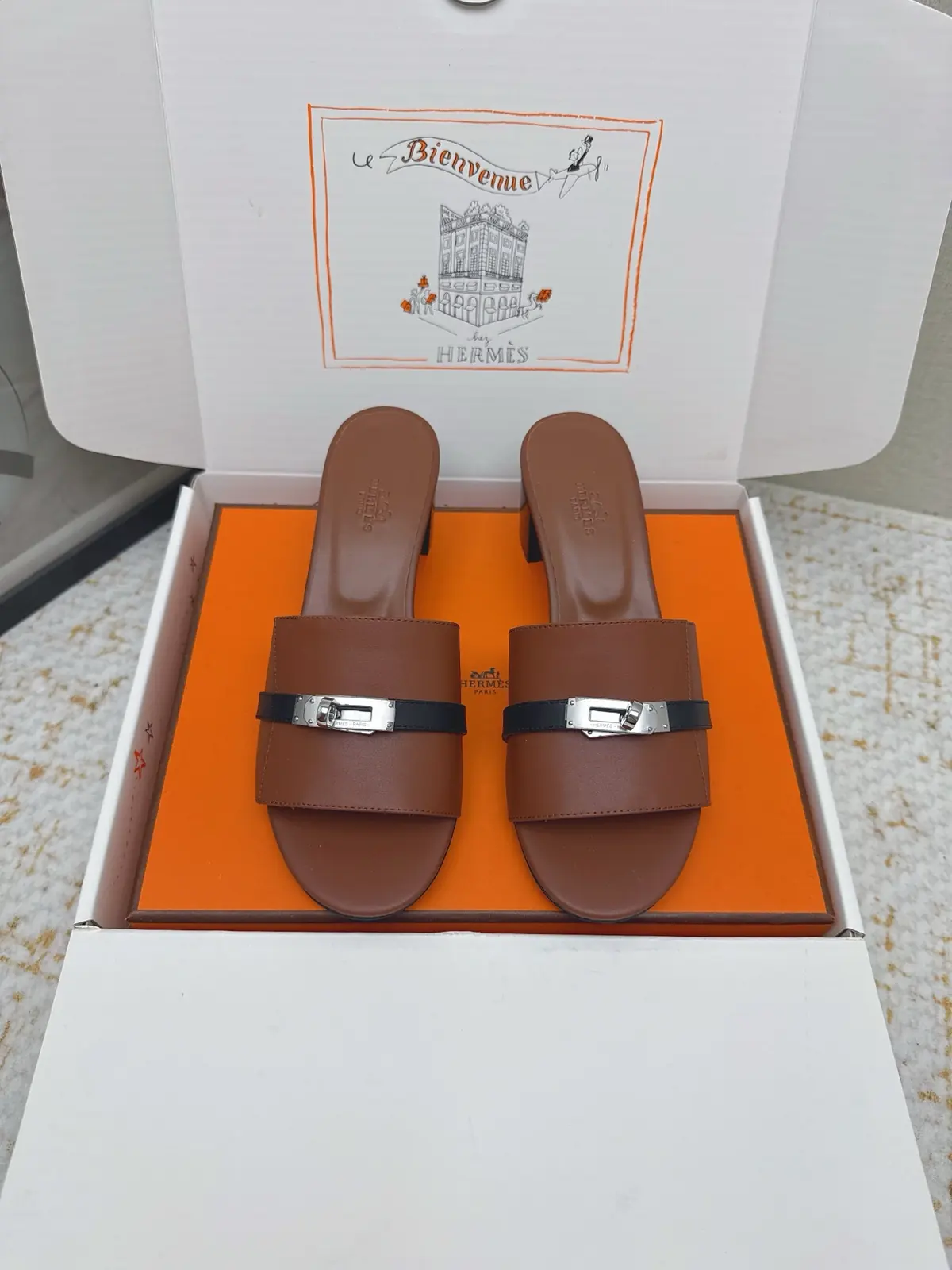 Hermes Style Pink Leather Women's Shoes Lookbook Reference image 1