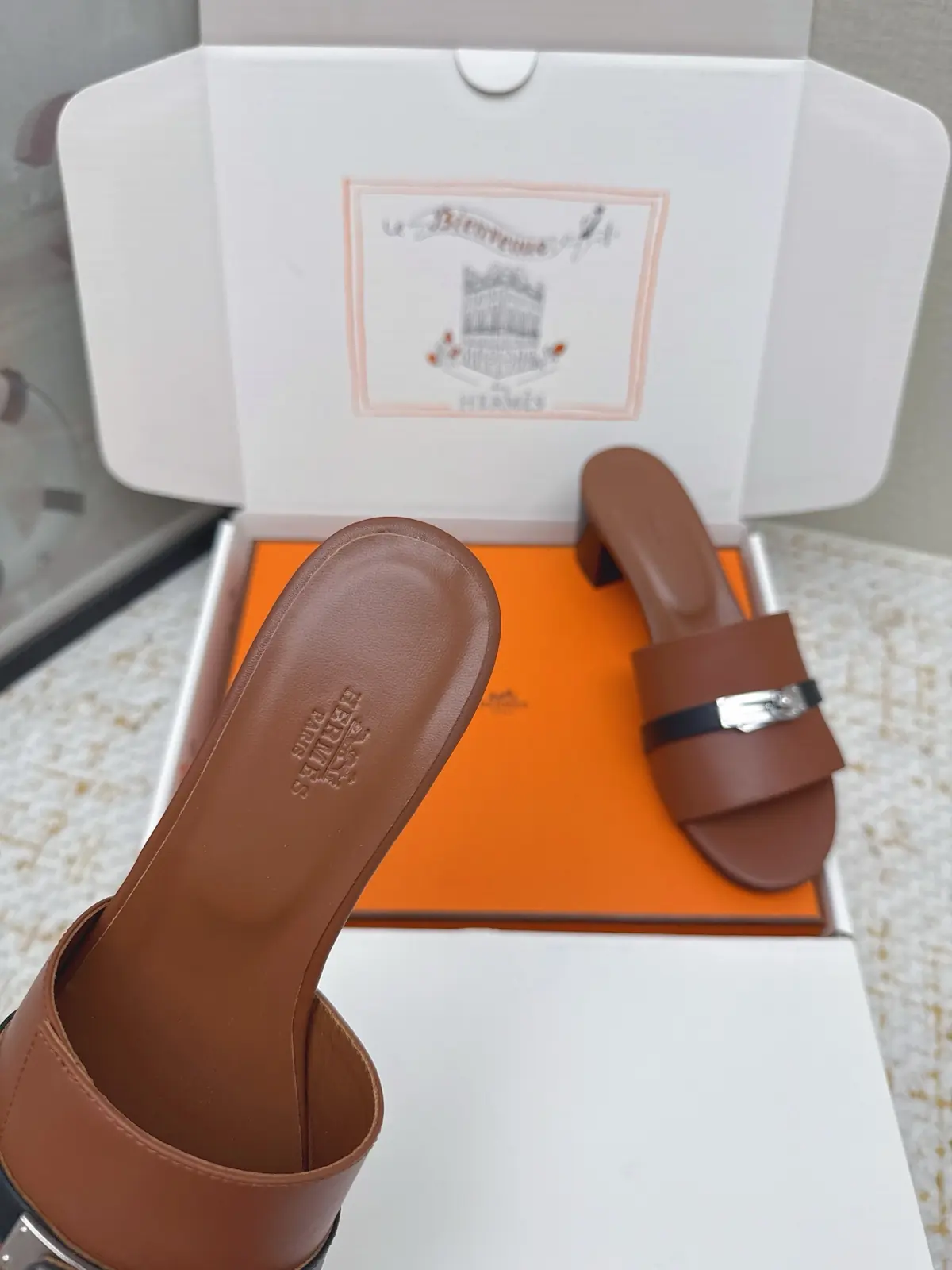 Hermes Style Pink Leather Women's Shoes Lookbook Reference image 6