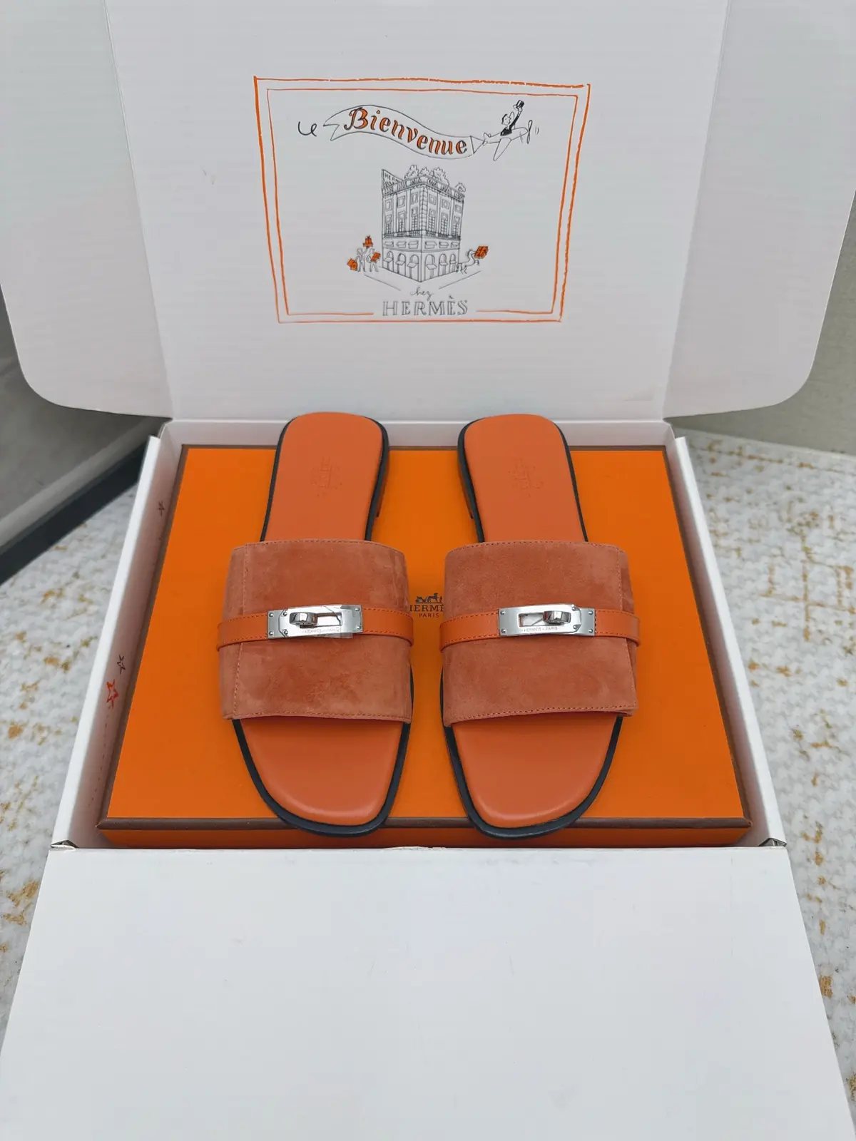 Hermes Style Pink Leather Women's Shoes Lookbook Reference image 1