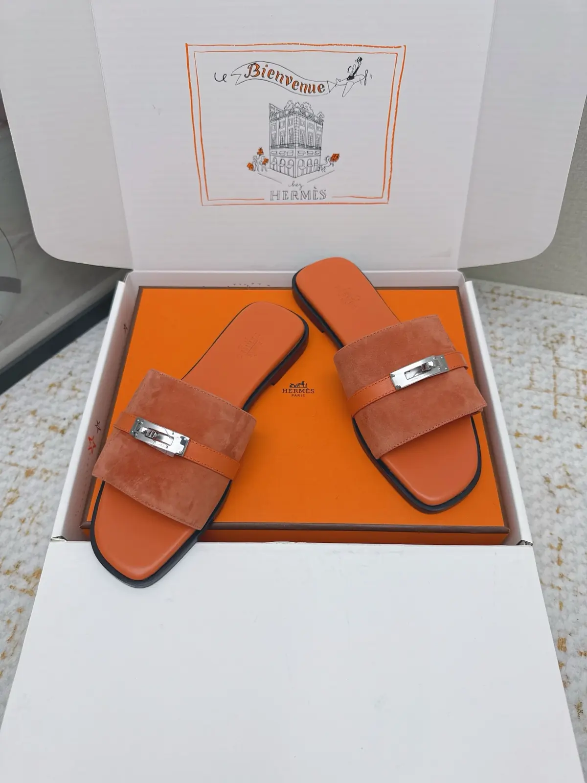 Hermes Style Pink Leather Women's Shoes Lookbook Reference image 4