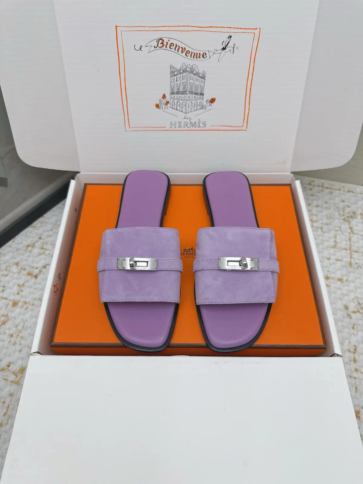 Hermes Style Pink Leather Women's Shoes Lookbook Reference image 1