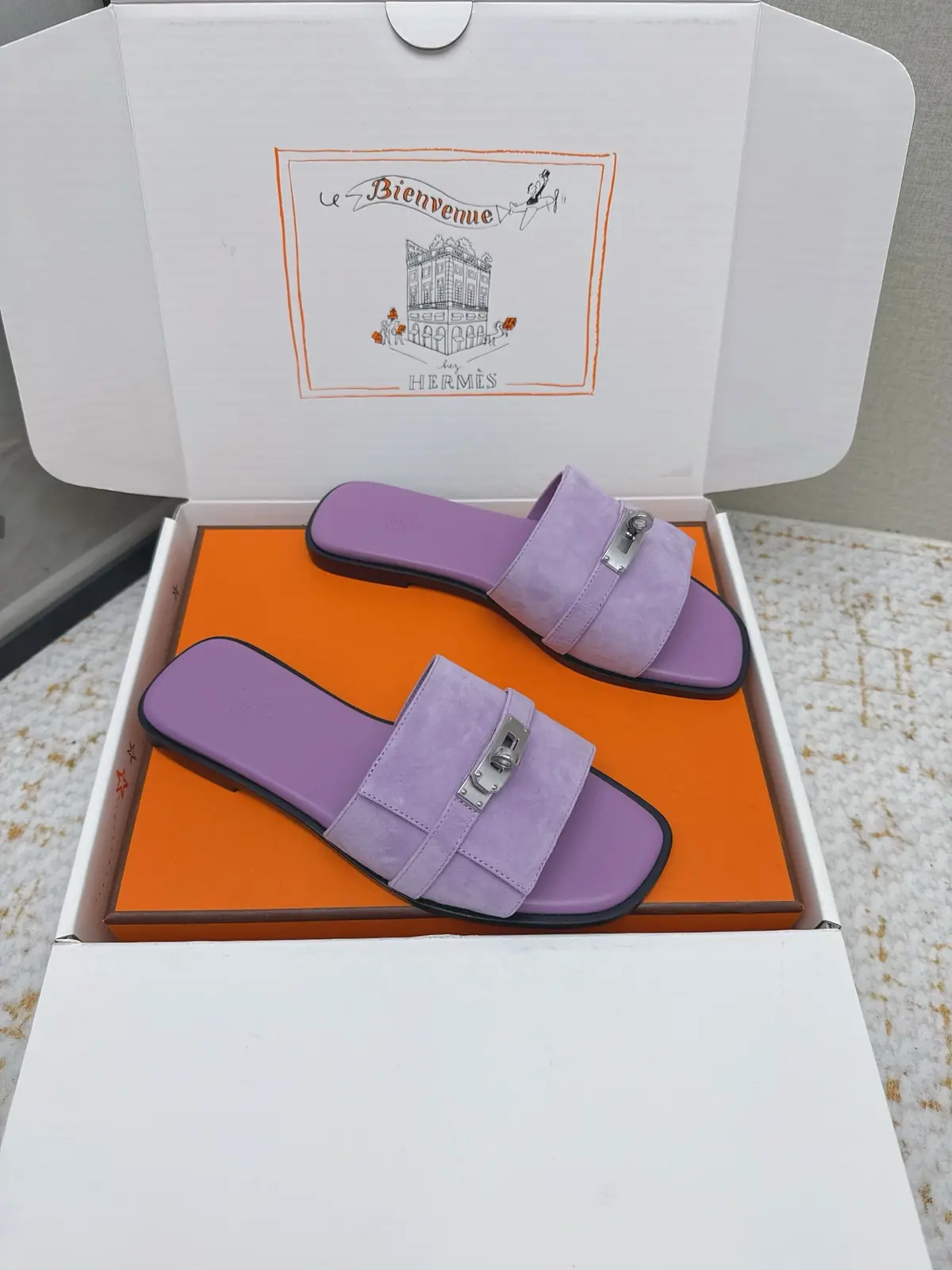 Hermes Style Pink Leather Women's Shoes Lookbook Reference image 2