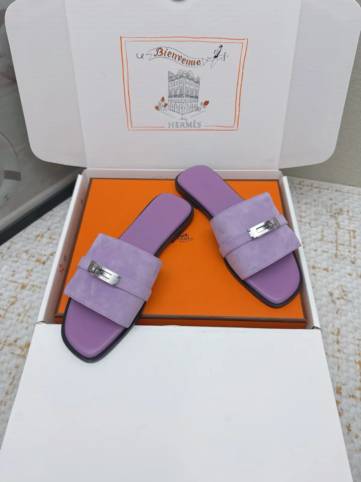 Hermes Style Pink Leather Women's Shoes Lookbook Reference image 4