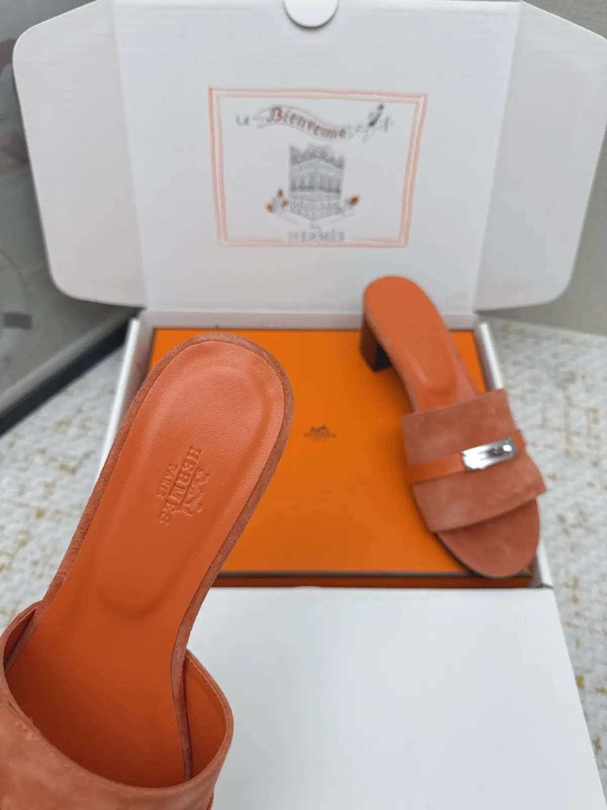 Hermes Style Pink Leather Women's Shoes Lookbook Reference image 6