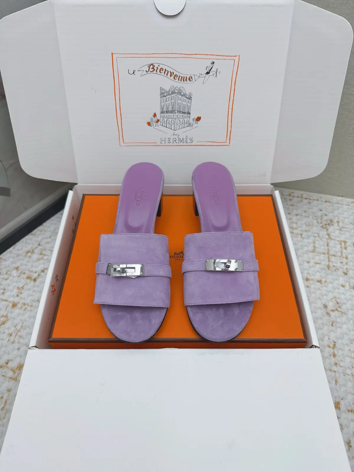Hermes Style Pink Leather Women's Shoes Lookbook Reference image 1