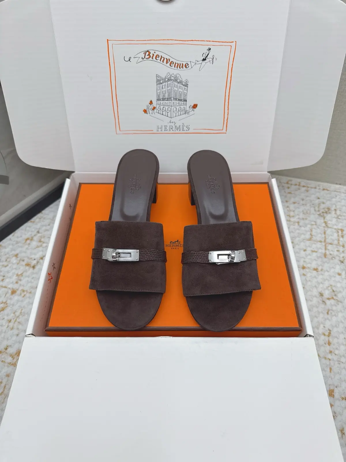 Hermes Style Pink Leather Women's Shoes Lookbook Reference image 1