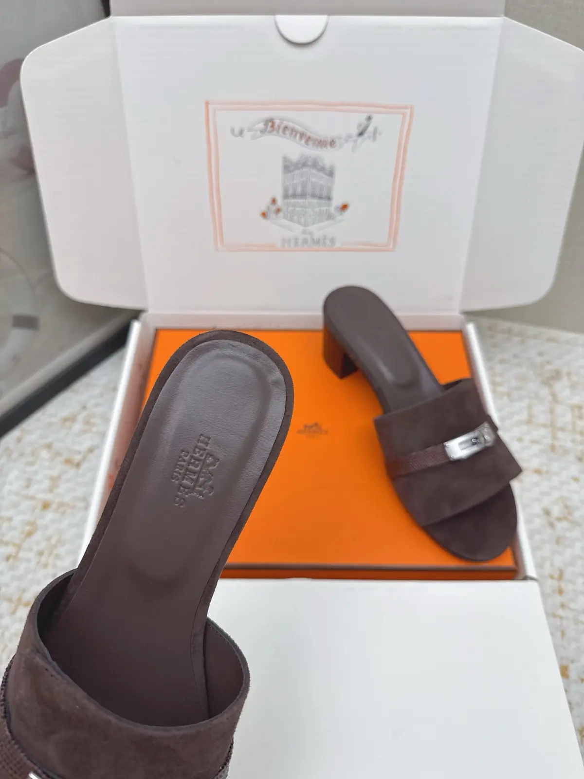 Hermes Style Pink Leather Women's Shoes Lookbook Reference image 6