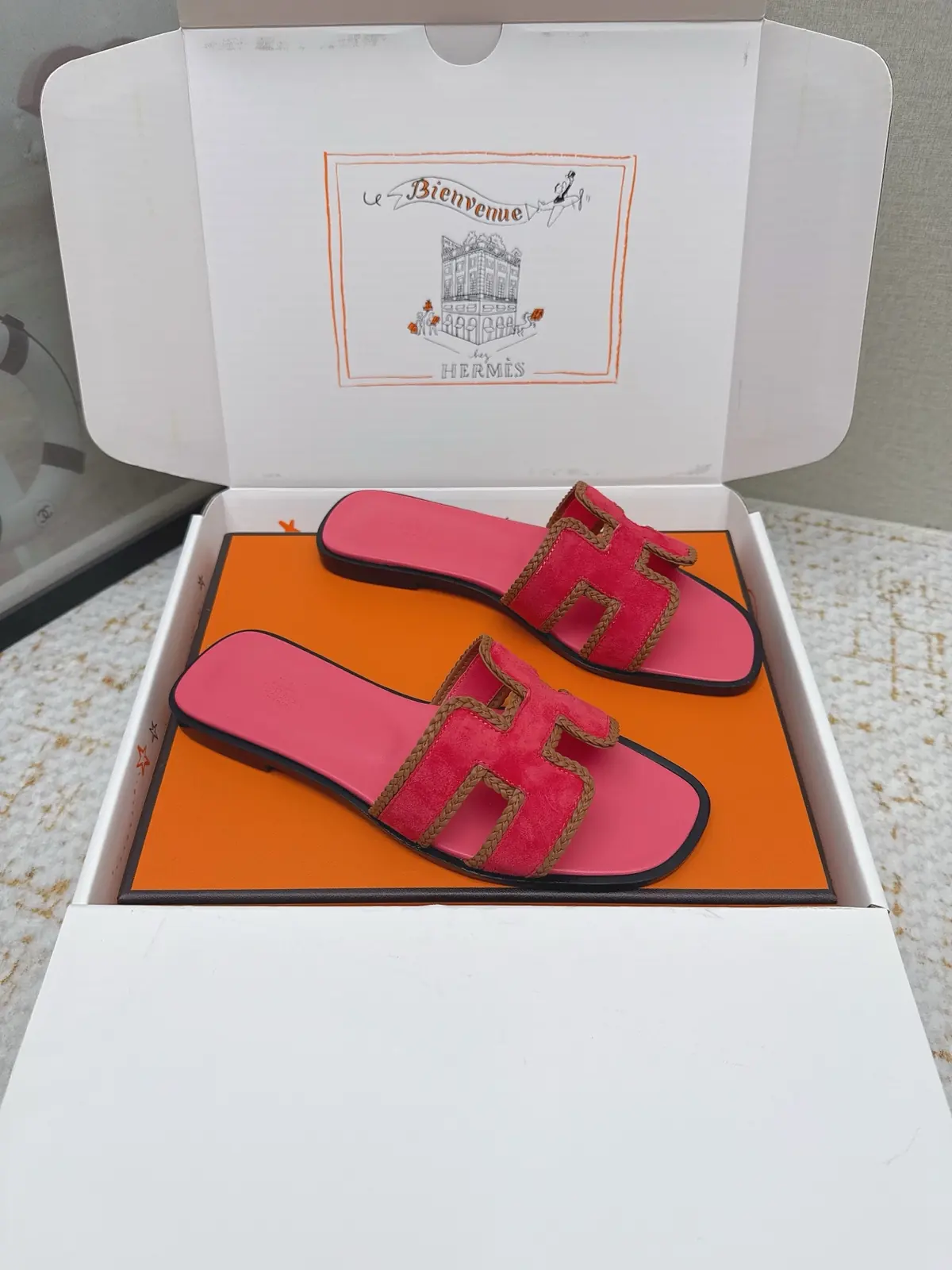 Hermes Style Pink Leather Women's Shoes Lookbook Reference image 2