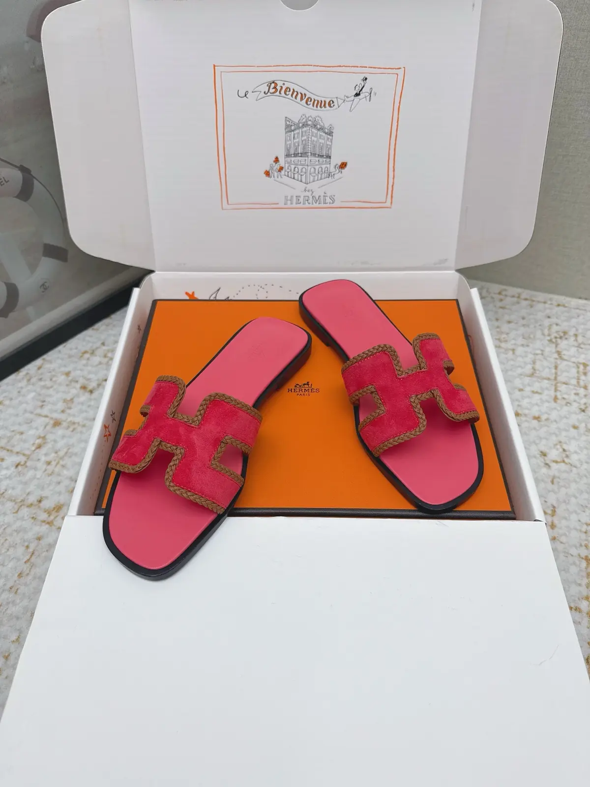 Hermes Style Pink Leather Women's Shoes Lookbook Reference image 6
