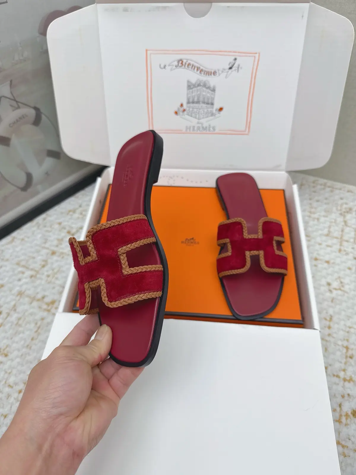 Hermes Style Pink Leather Women's Shoes Lookbook Reference image 4