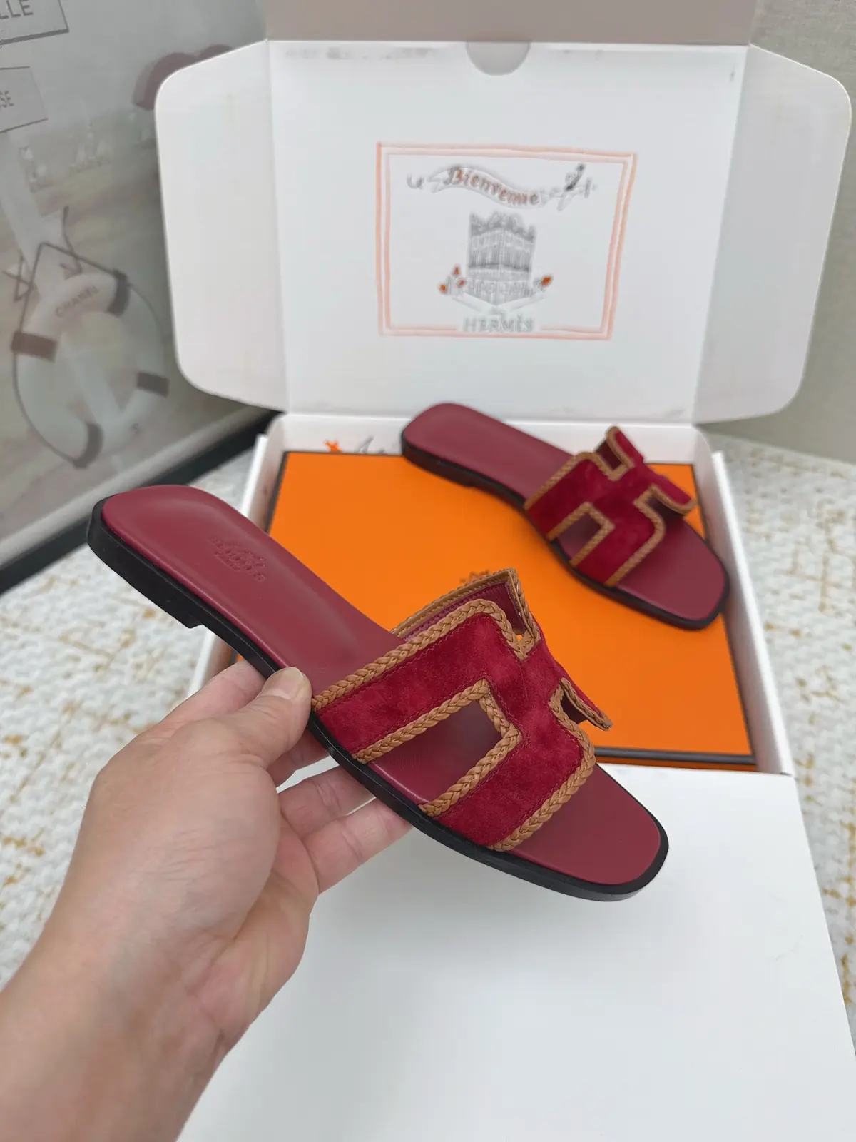 Hermes Style Pink Leather Women's Shoes Lookbook Reference image 5